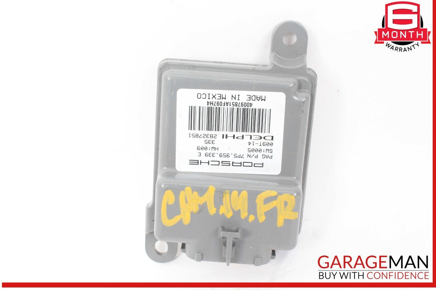 11-18 Porsche Cayenne 958 Front Right Seat Occupancy Module OEM