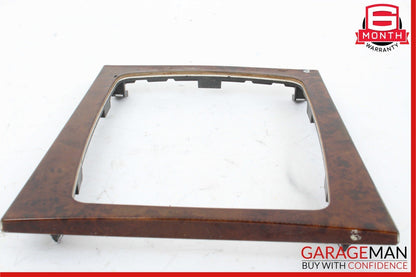 08-15 Mercedes W204 C280 C350 Center Console Gear Shift Trim Bezel Cover Wood