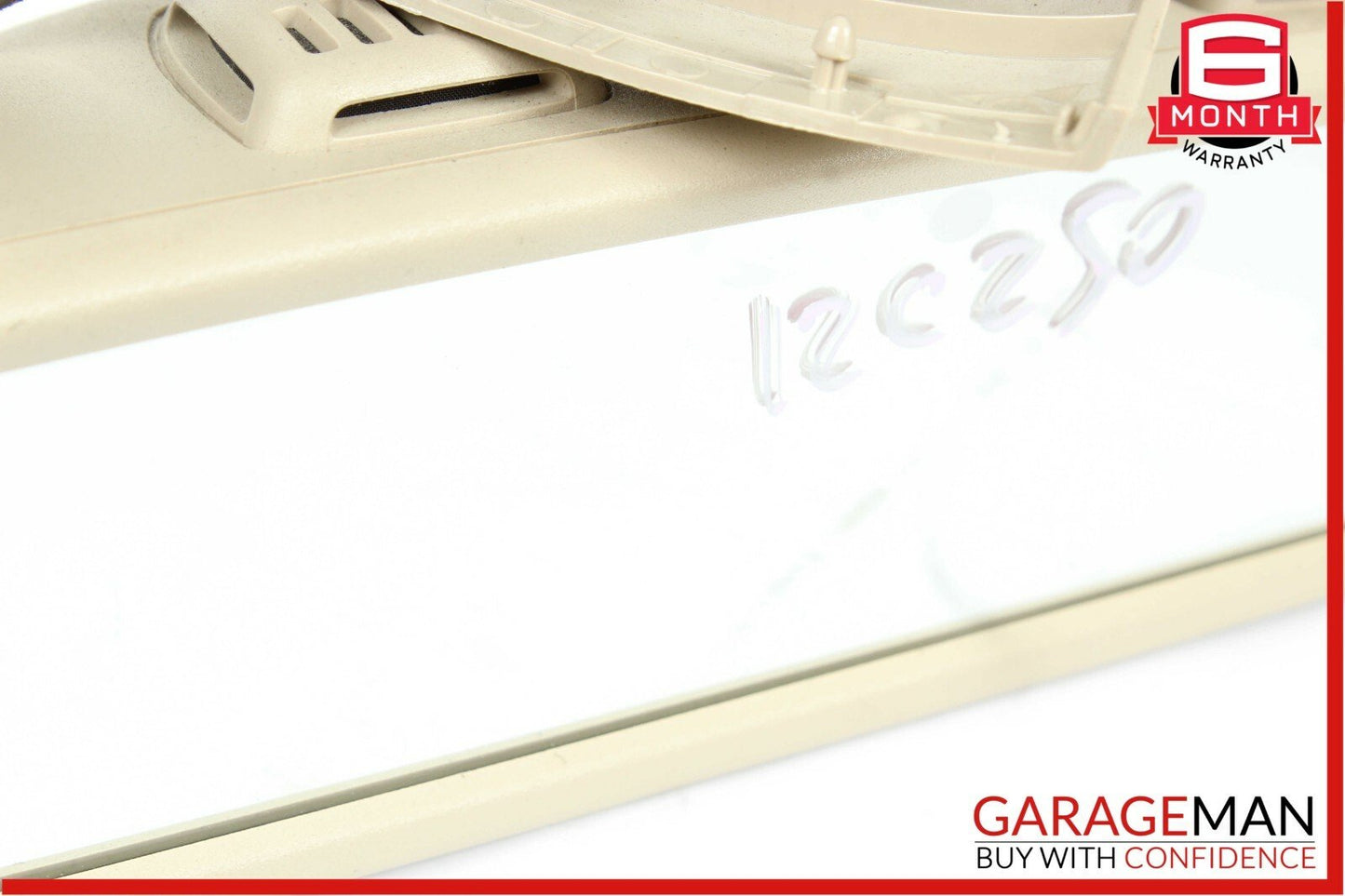 08-14 Mercedes W204 C250 C300 Top Upper Rear View Mirror Assembly Beige