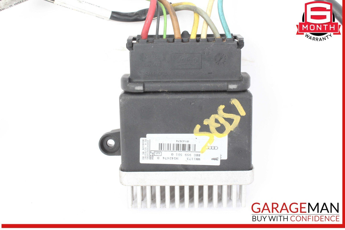13-17 Audi Q5 Engine Cooling Fan Control Module Unit 8K0959501G OEM