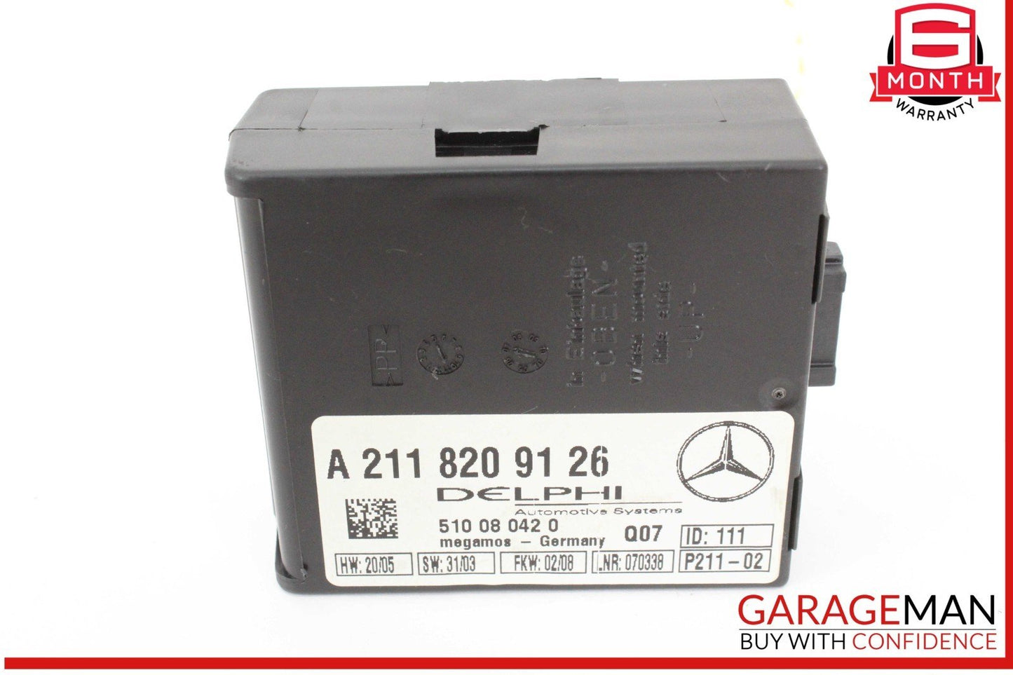 00-12 Mercedes R171 SLK280 C230 S430 E320 Anti Theft Alarm Module 2118209126 OEM
