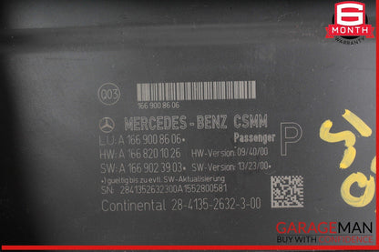 13-18 Mercedes X156 GLA250 GL450 GL550 Front Right Seat Control Module