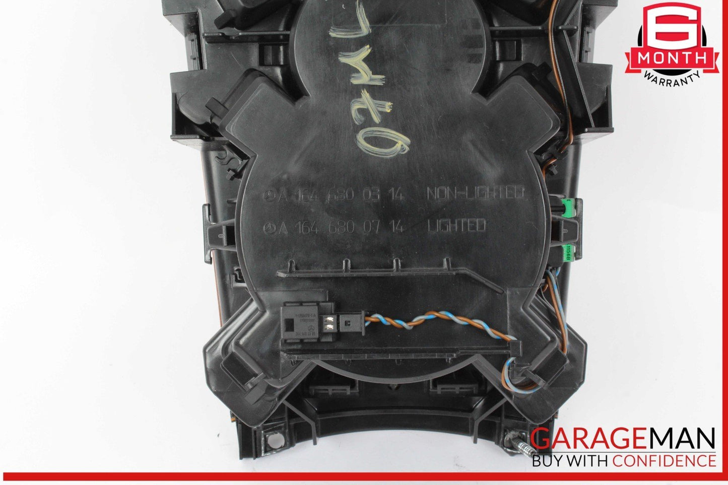 06-12 Mercedes W164 ML350 GL450 Center Console Cup Holder Compartment OEM