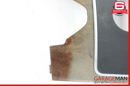 10-13 Mercedes W212 E350 E400 E550 Center Console Switch Trim Bezel Wood OEM