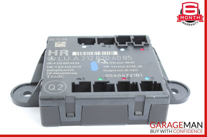 08-18 Mercedes W212 E350 C350 Rear Right Side Door Control Module 2128204085 OEM