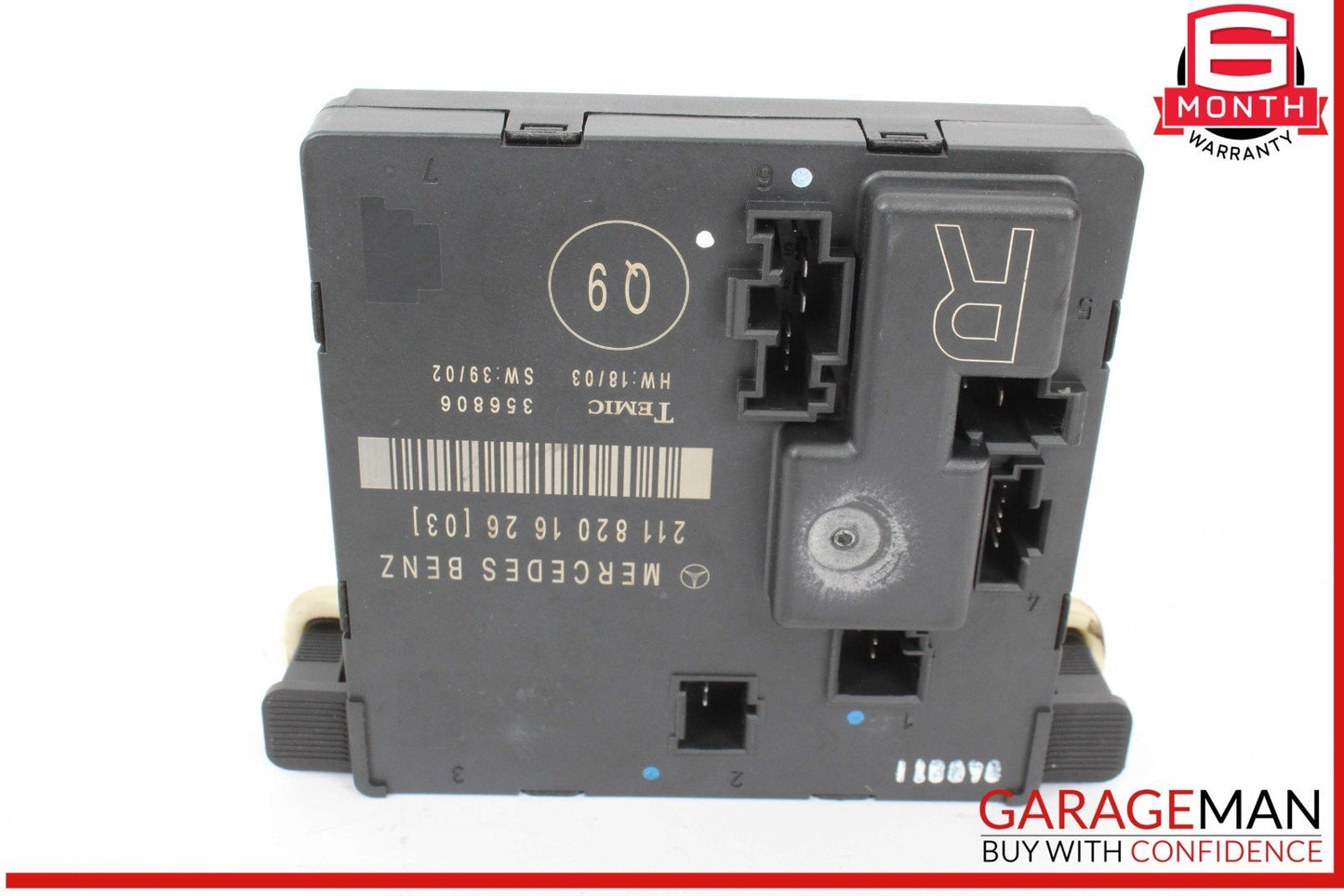 03-09 Mercedes W211 E500 E550 Rear Right Side Door Control Module Unit OEM