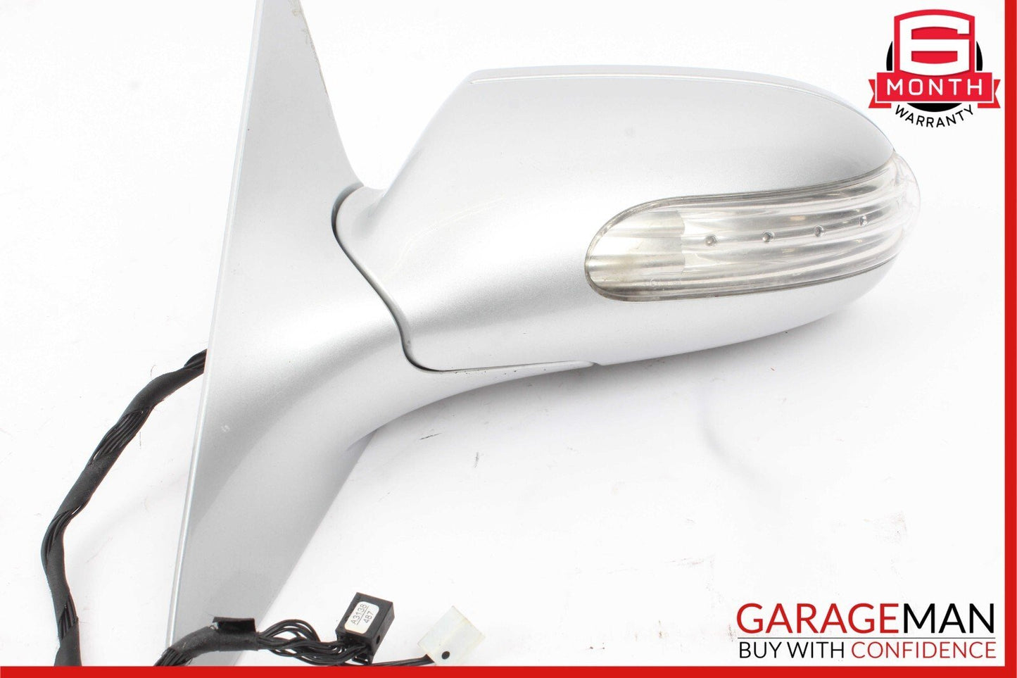 05-08 Mercedes R171 SLK280 SLK350 Front Left Side Mirror Door Rear View Silver