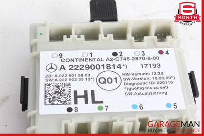 15-18 Mercedes W205 C350e C300 C400 Rear Left Side Door Control Module Unit OEM