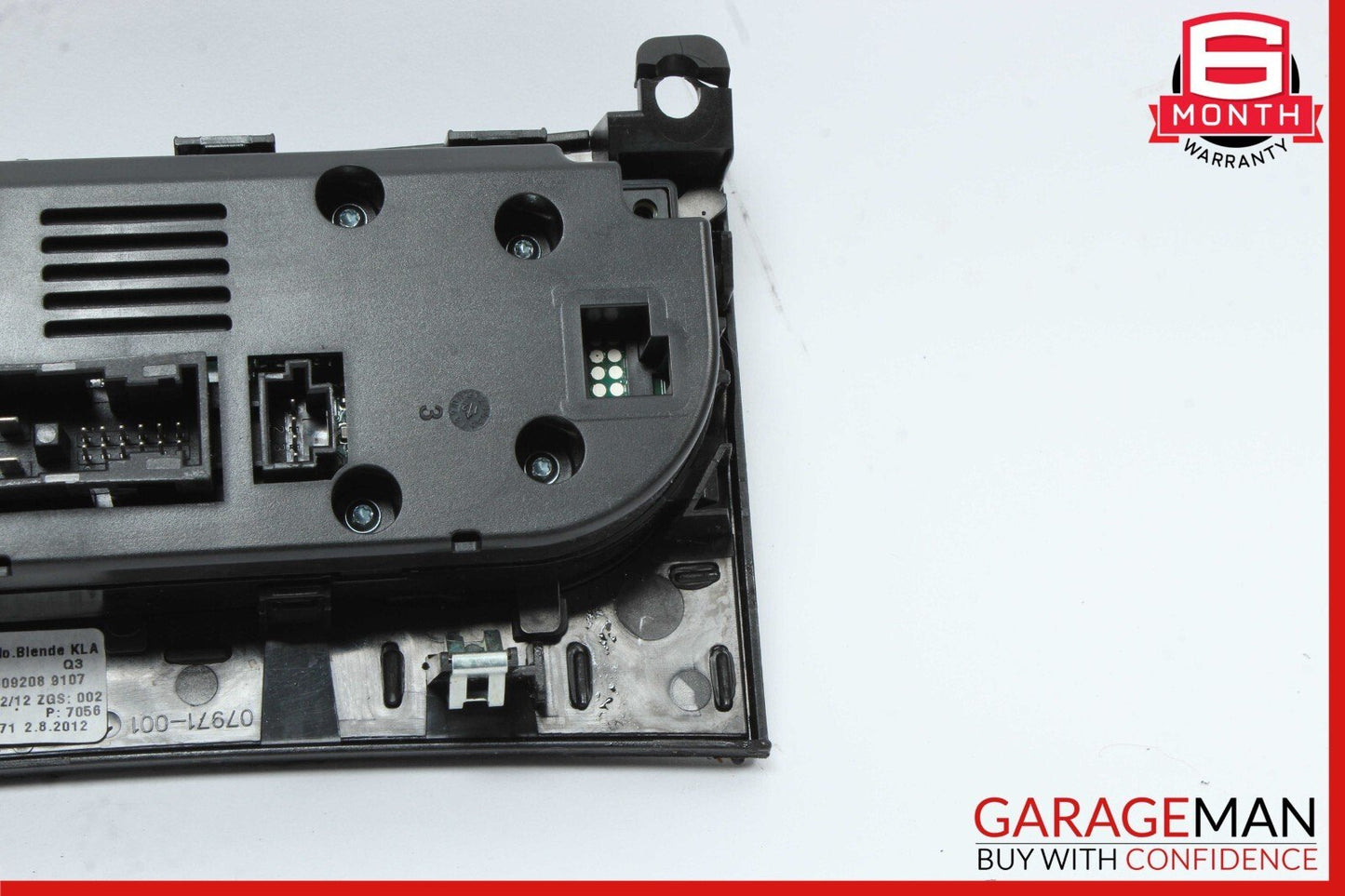 12-14 Mercedes W204 C250 AC A/C Climate Temperature Heater Switch Control Panel