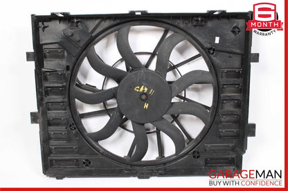 11-18 Porsche Cayenne 958 Engine Cooling Fan Motor Shroud Assembly OEM