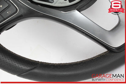 14-20 Mercedes X156 GLA250 Steering Wheel w/ Paddle Shifters Assy Black