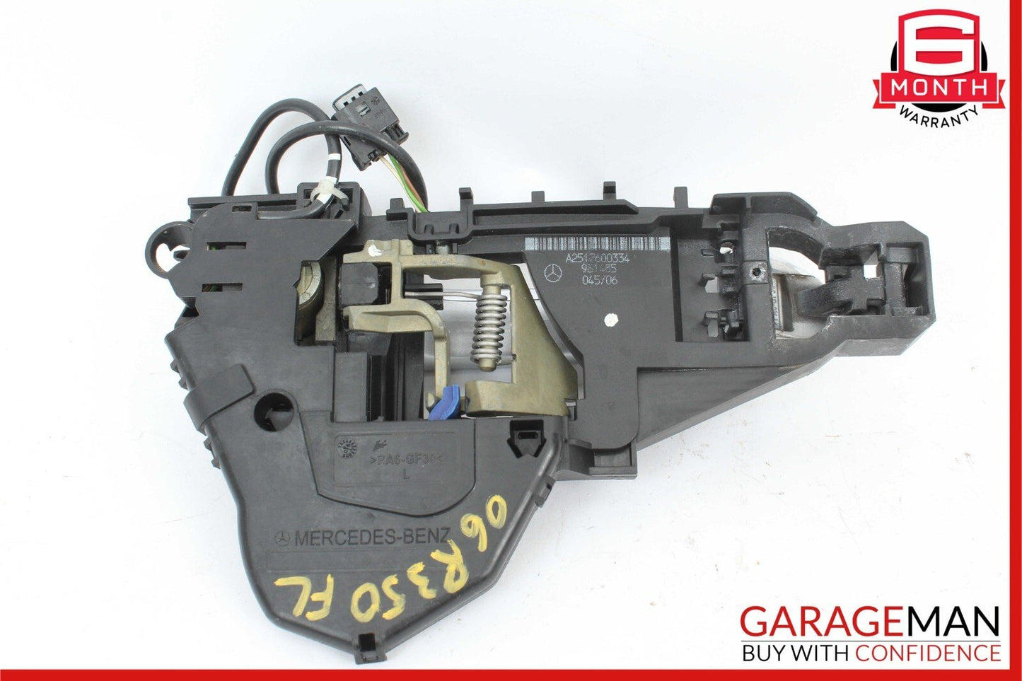 06-13 Mercedes W164 ML350 GL450 R350 Front Left Side Exterior Door Handle Silver