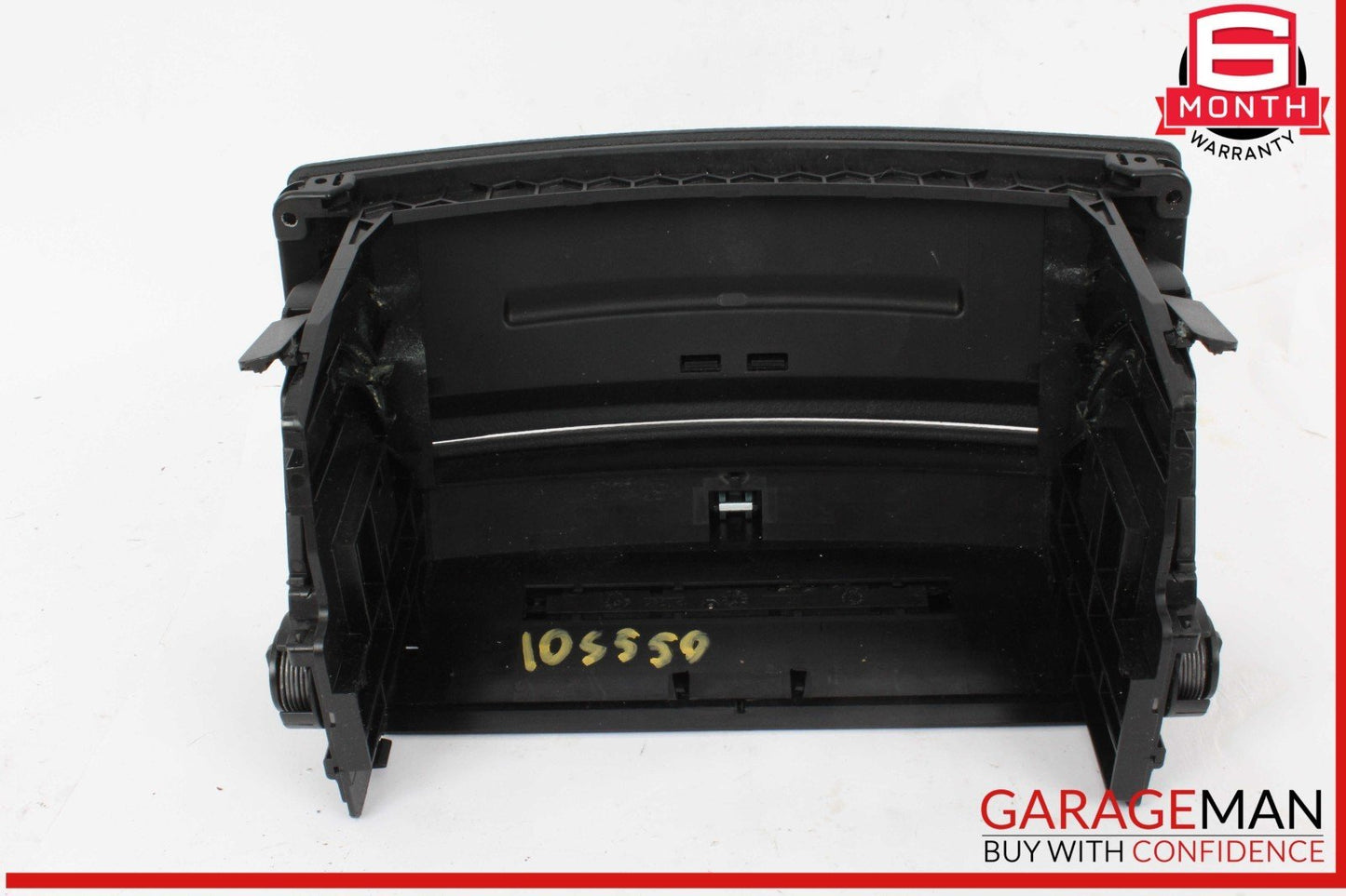 07-13 Mercedes W221 S550 Center Console CD Player Cover Trim Panel Black OEM