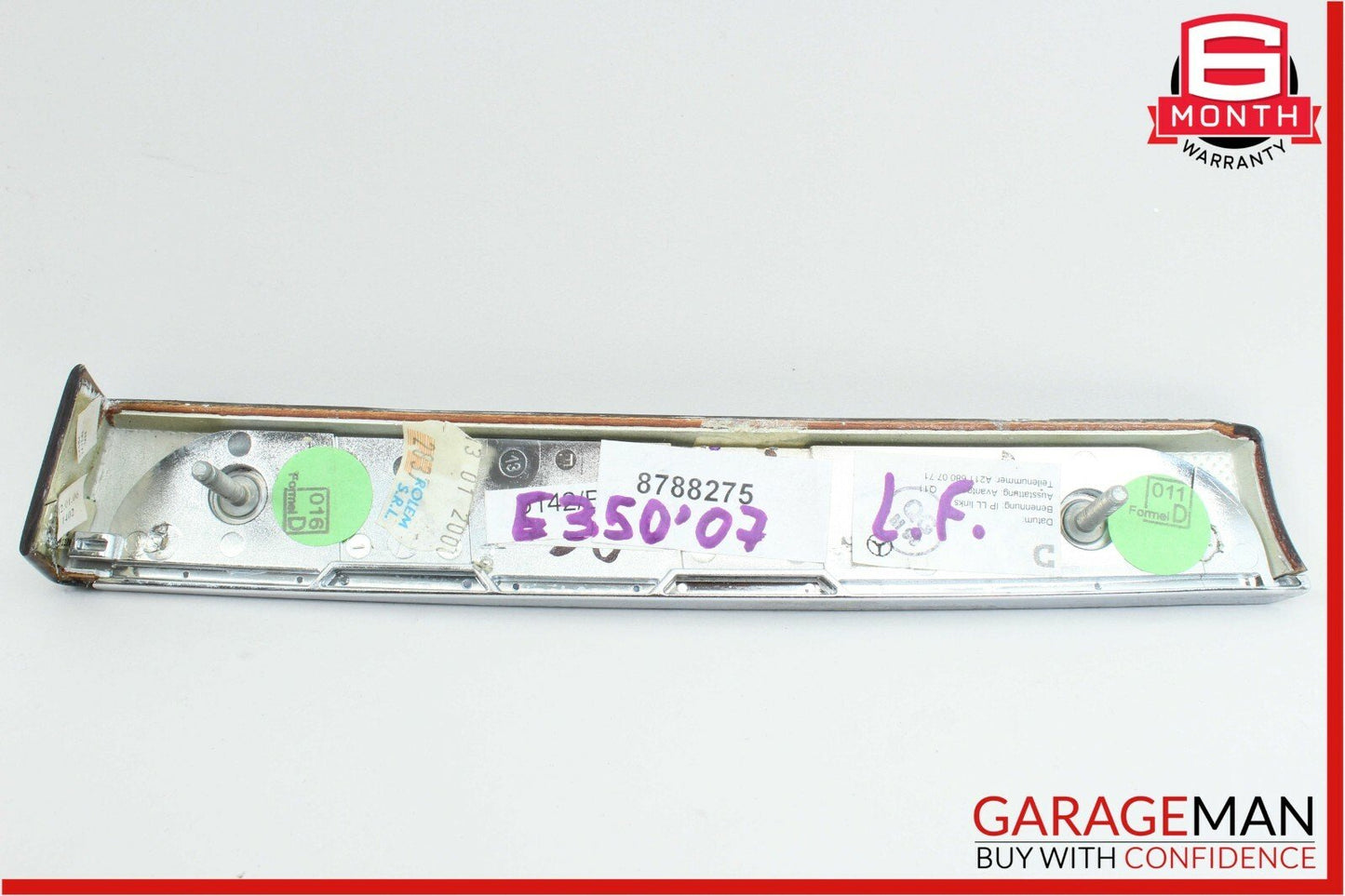 03-09 Mercedes W211 E350 E55 AMG Dashboard Dash Left Molding Trim Wood OEM