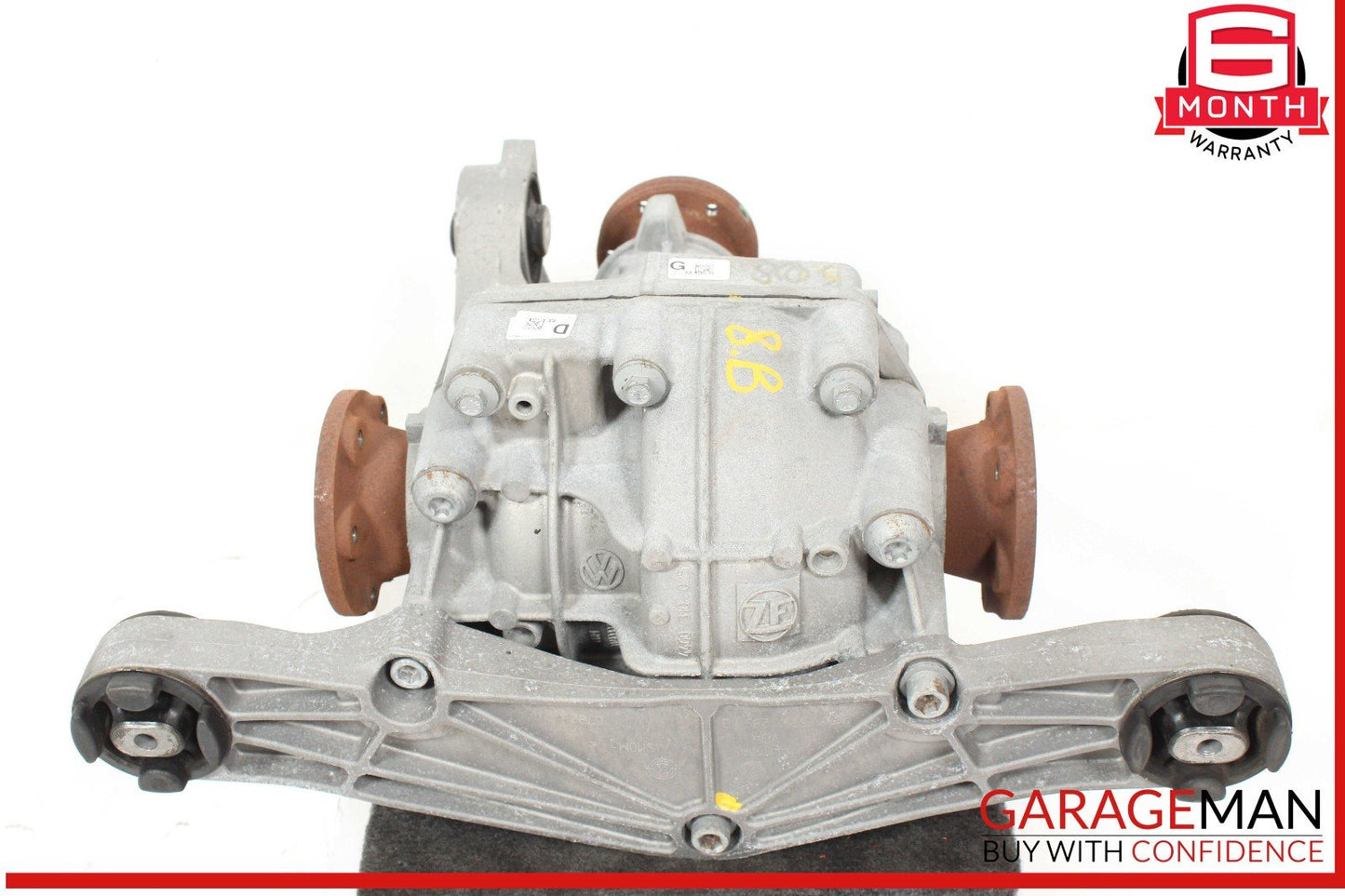 Bentley Continental GTC GT 6.0L Rear Differential Axle Carrier 08Y500043E OEM