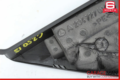 08-14 Mercedes W204 C250 C350 Front Left Side Door Panel Tweeter Cover Black OEM