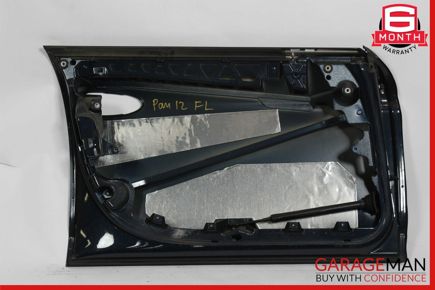 10-16 Porsche Panamera 970 Front Left Side Exterior Door Shell Frame Dark Blue