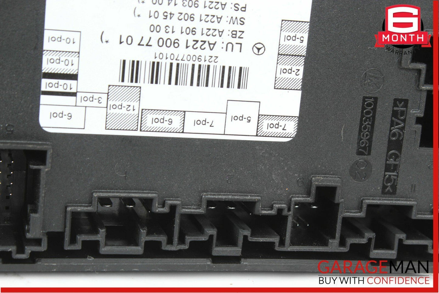10-13 Mercedes W221 S550 S63 AMG Rear Right or Left Door Controller Module Unit
