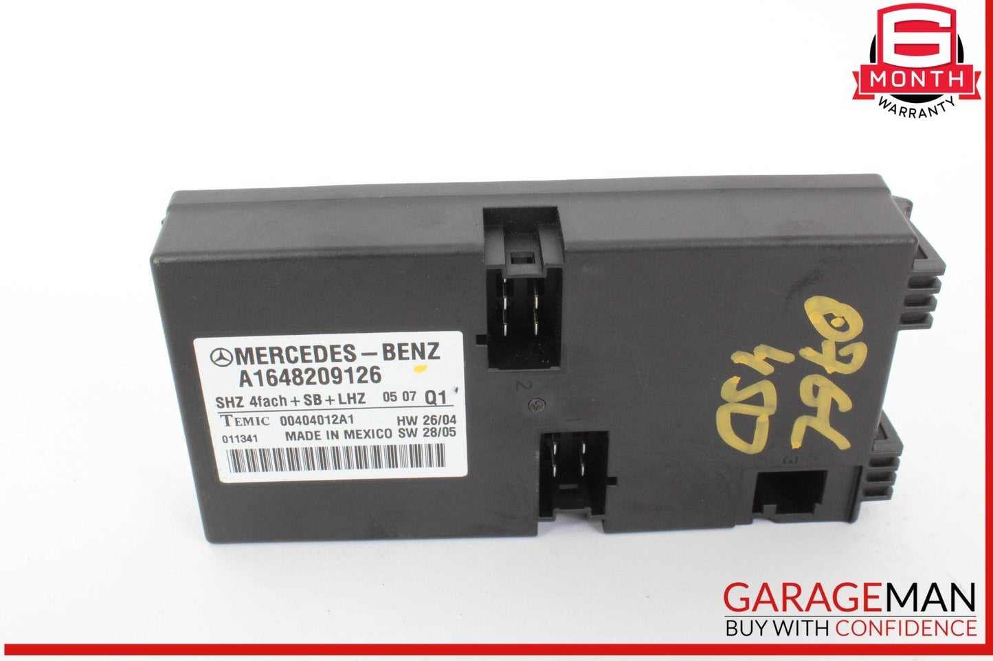 06-13 Mercedes X164 GL450 4MATIC Heated Seat Control Module 1648209126 OEM