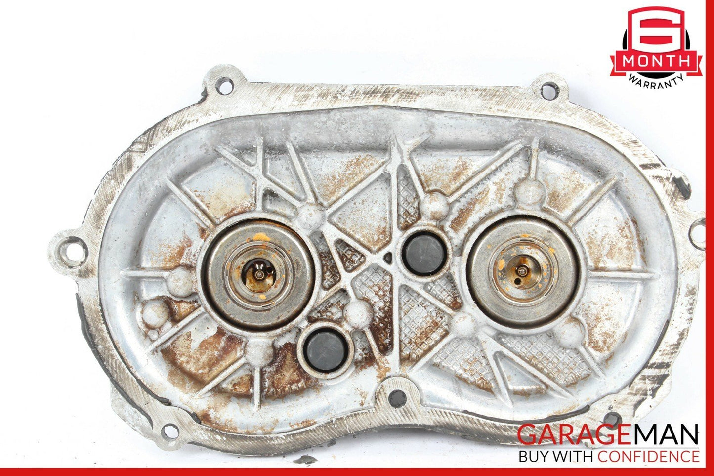 06-10 Mercedes R350 CLK350 C300 Front Left Engine Timing Chain Valve Cover Plate