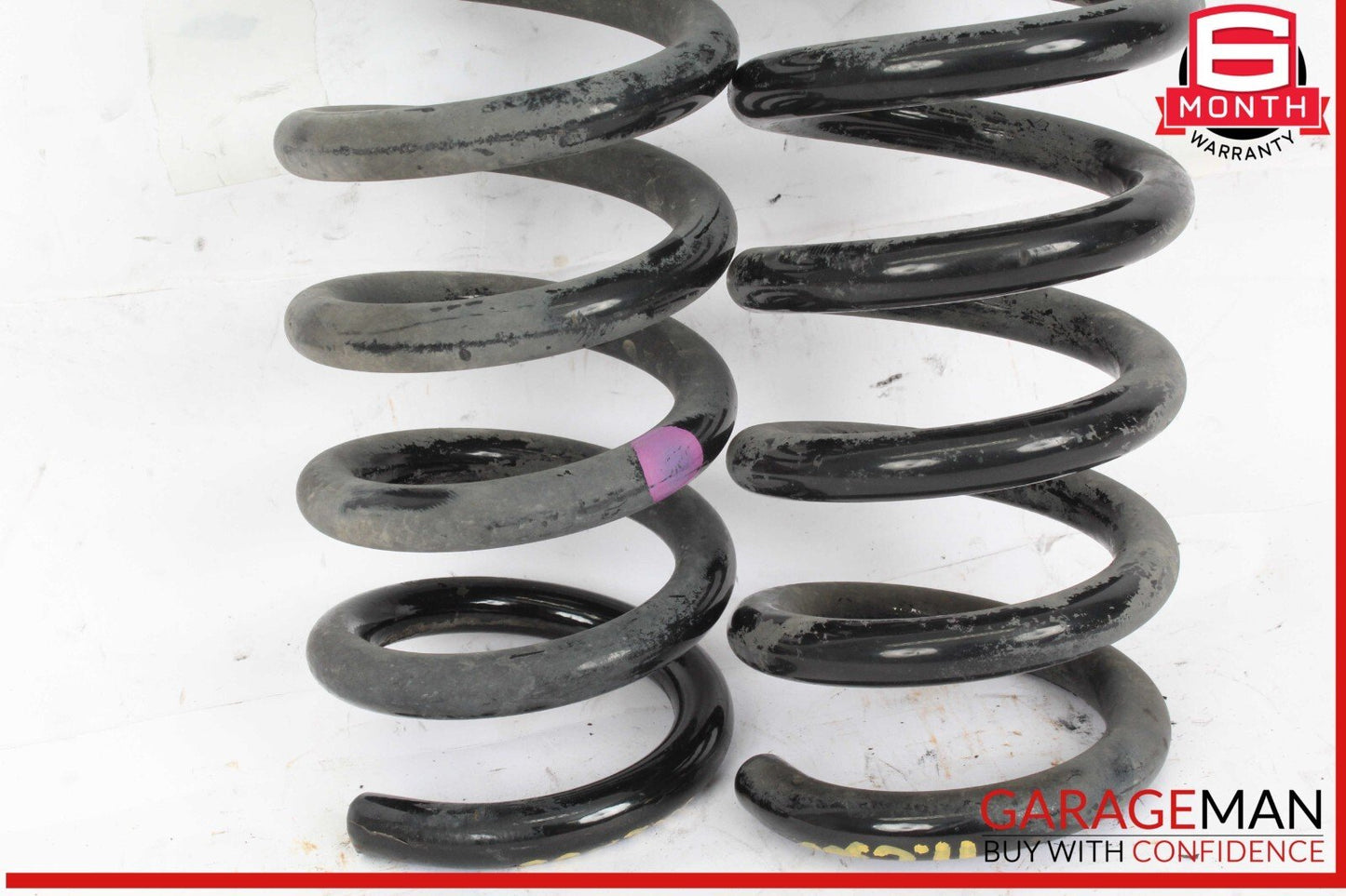 08-14 Mercedes W204 C300 Rear Right and Left Suspension Coil Spring Set OEM
