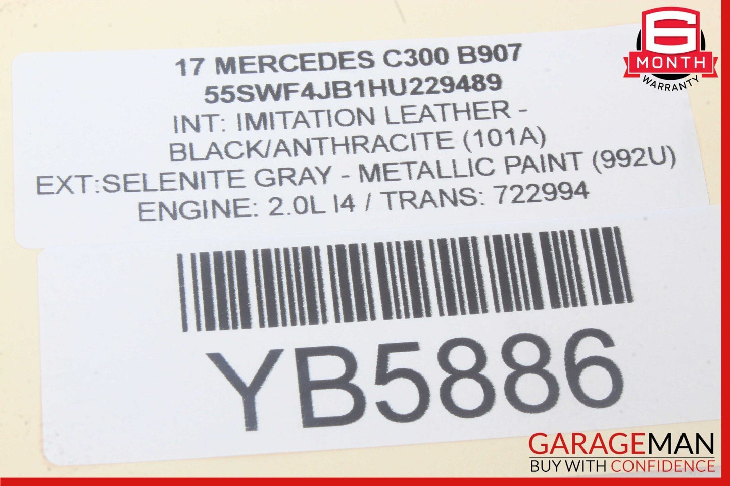 15-18 Mercedes W205 C300 C350e Front Left Side Door Control Module Unit OEM