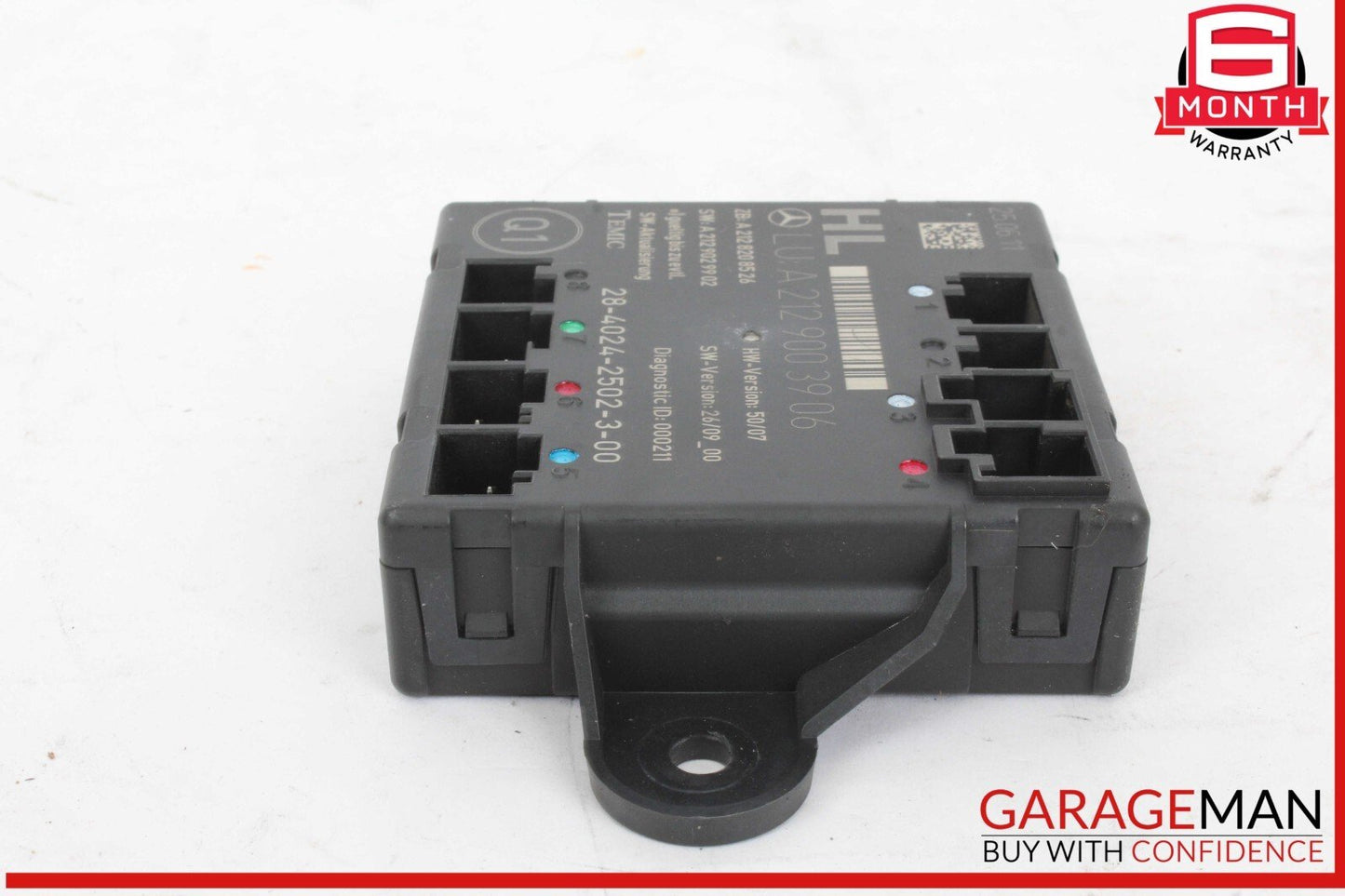 08-18 Mercedes W212 E350 Bluetec Rear Left Side Door Control Module OEM