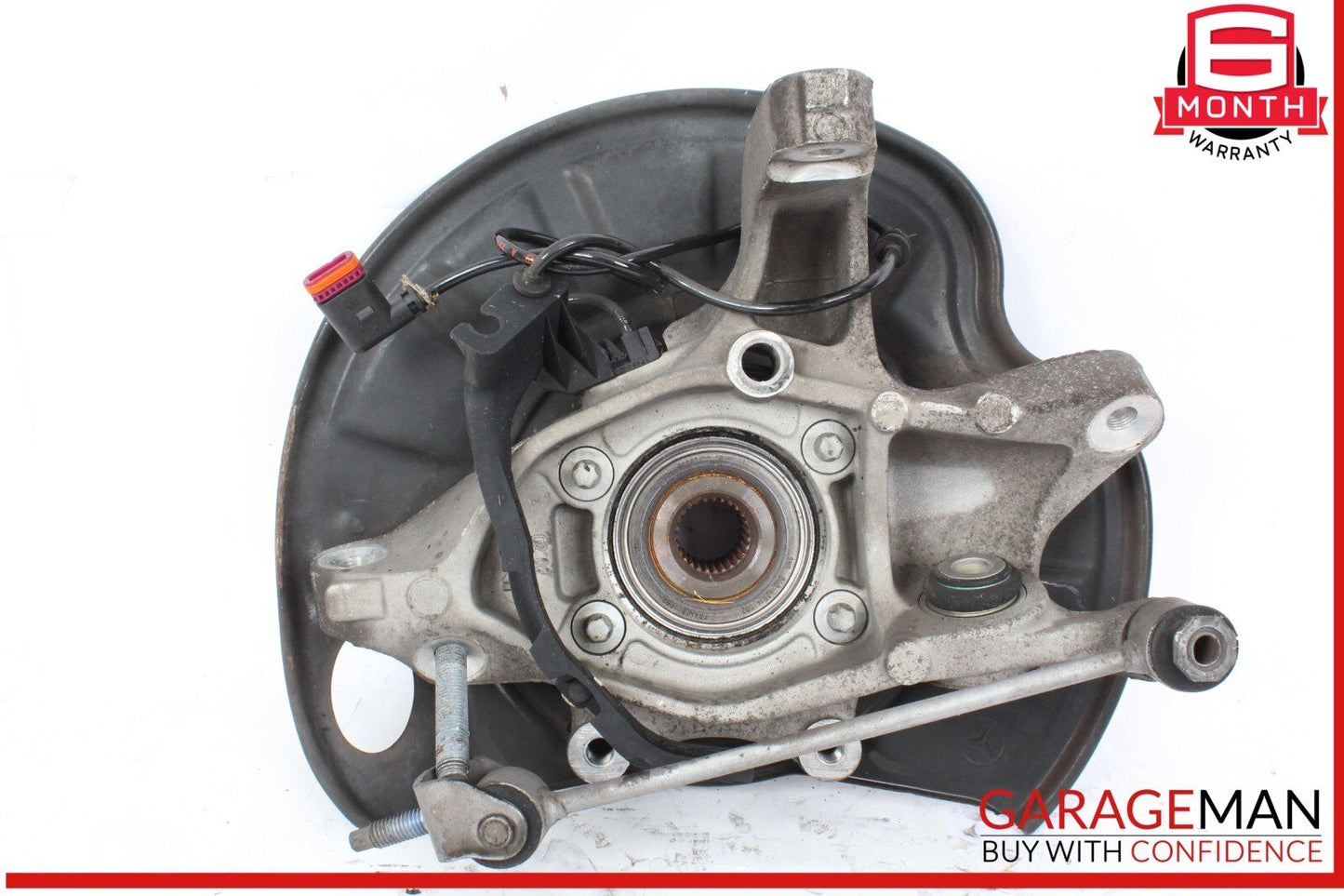 07-13 Mercedes W221 S400 Hybrid Rear Left Carrier Wheel Spindle Knuckle RWD OEM