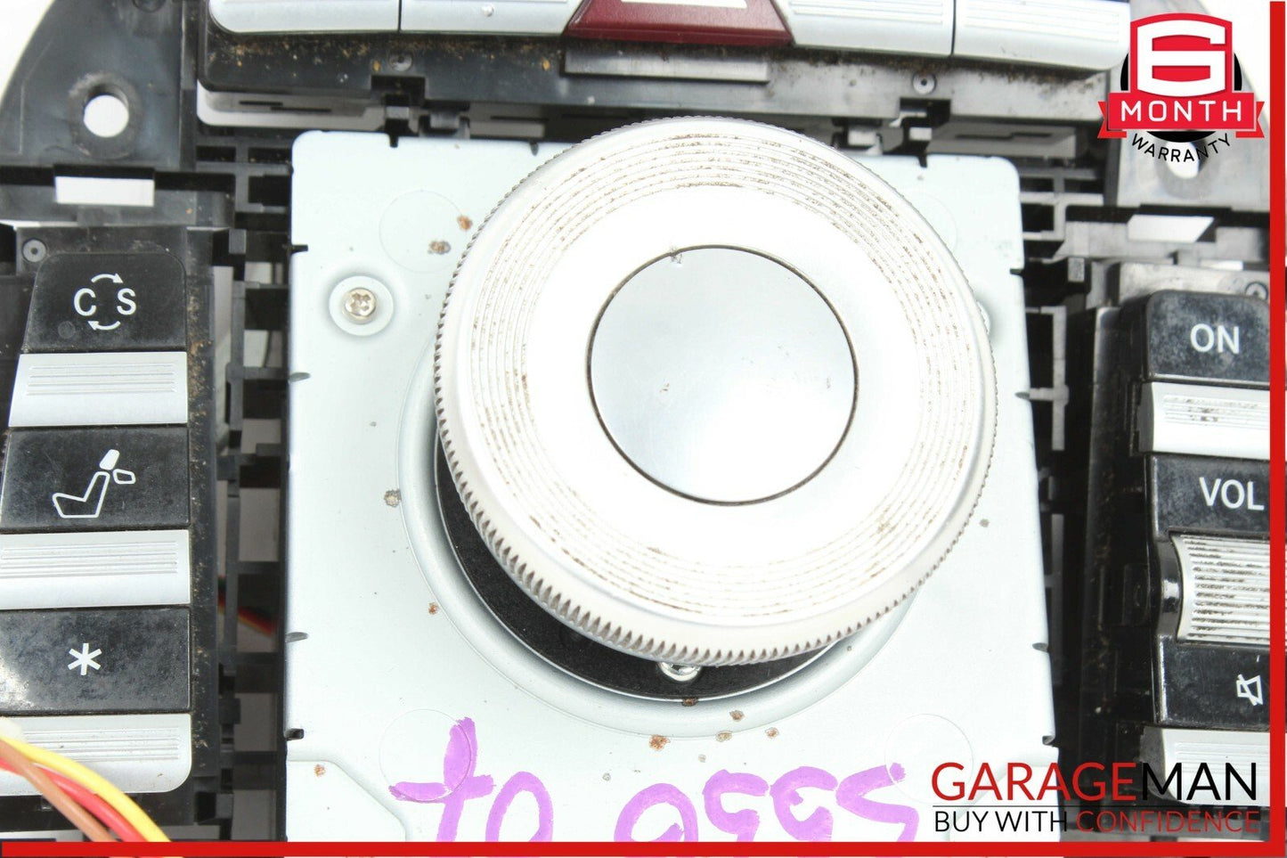 07-09 Mercedes W221 S550 Center Console Multi Function Switch Controller Knob