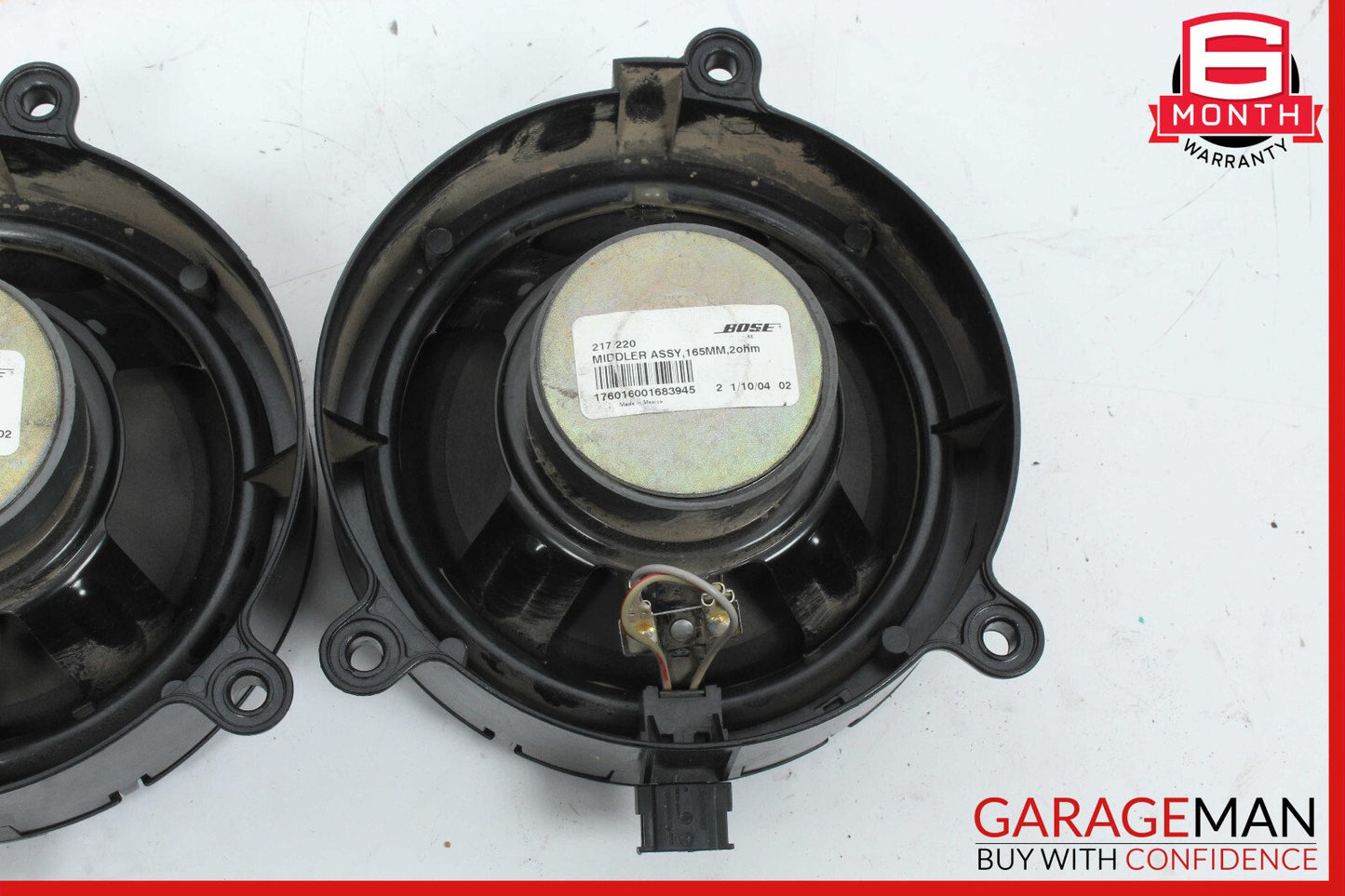 03-09 Mercedes W209 CLK320 Rear Left & Right Side Door Sound Speaker Set of 2
