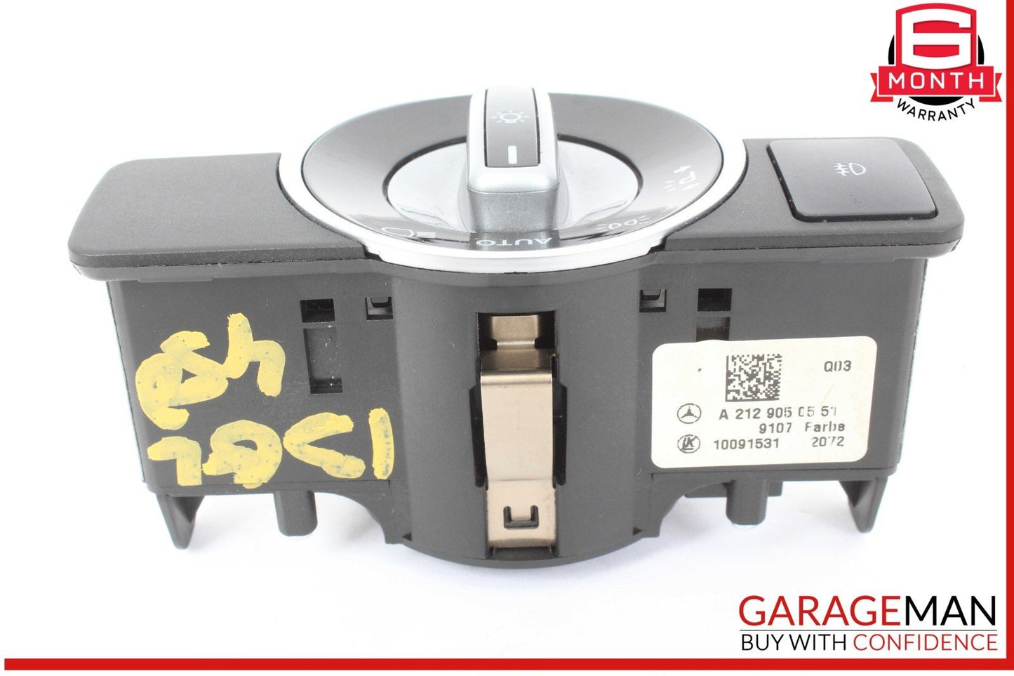 08-20 Mercedes X166 GL450 E350 Headlight Fog Light Switch Control Module OEM