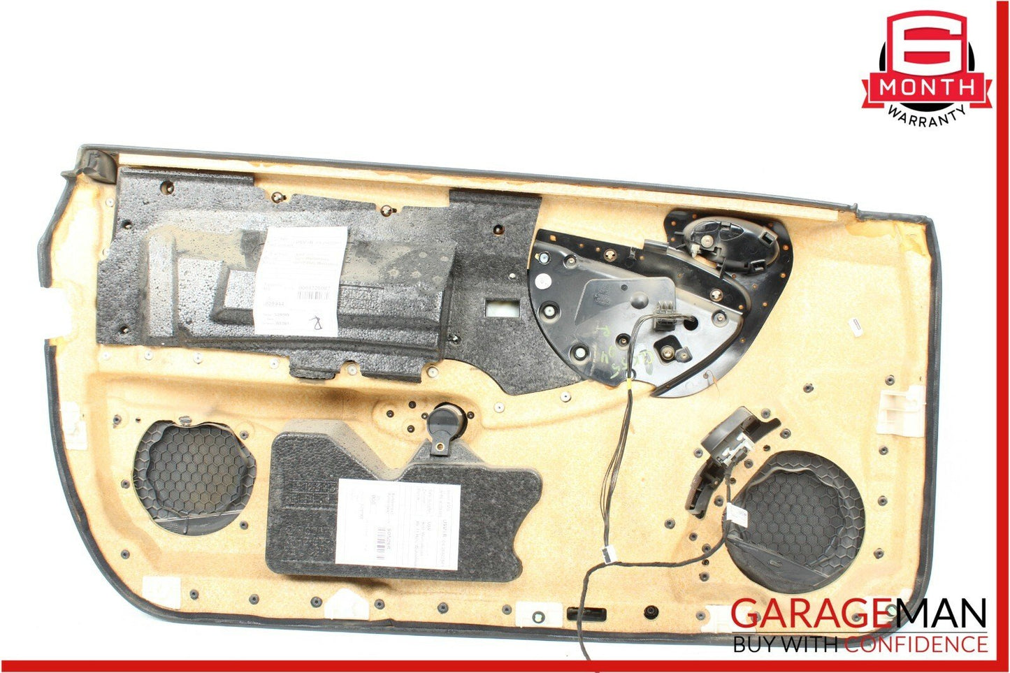 03-05 Mercedes W209 CLK55 AMG Complete Front Right Interior Door Panel Black OEM