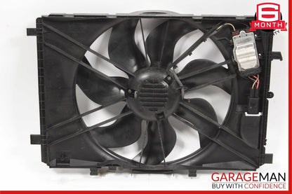 08-11 Mercedes W204 C300 Engine Cooling Radiator Fan Shroud Motor Assembly OEM