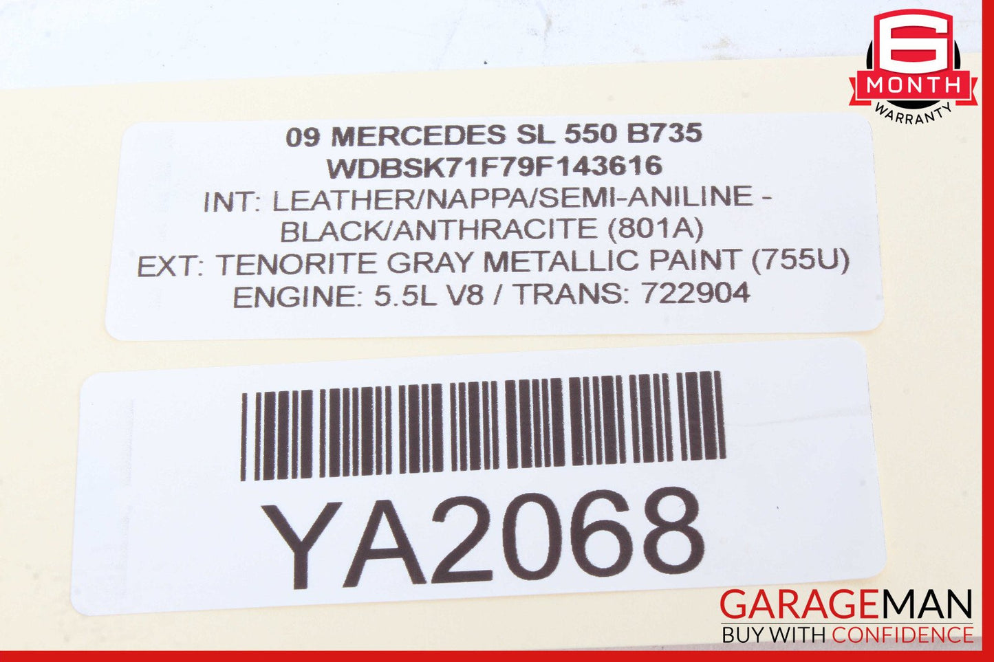 Mercedes R230 SL550 Communication Interface Module 2048708026 OEM