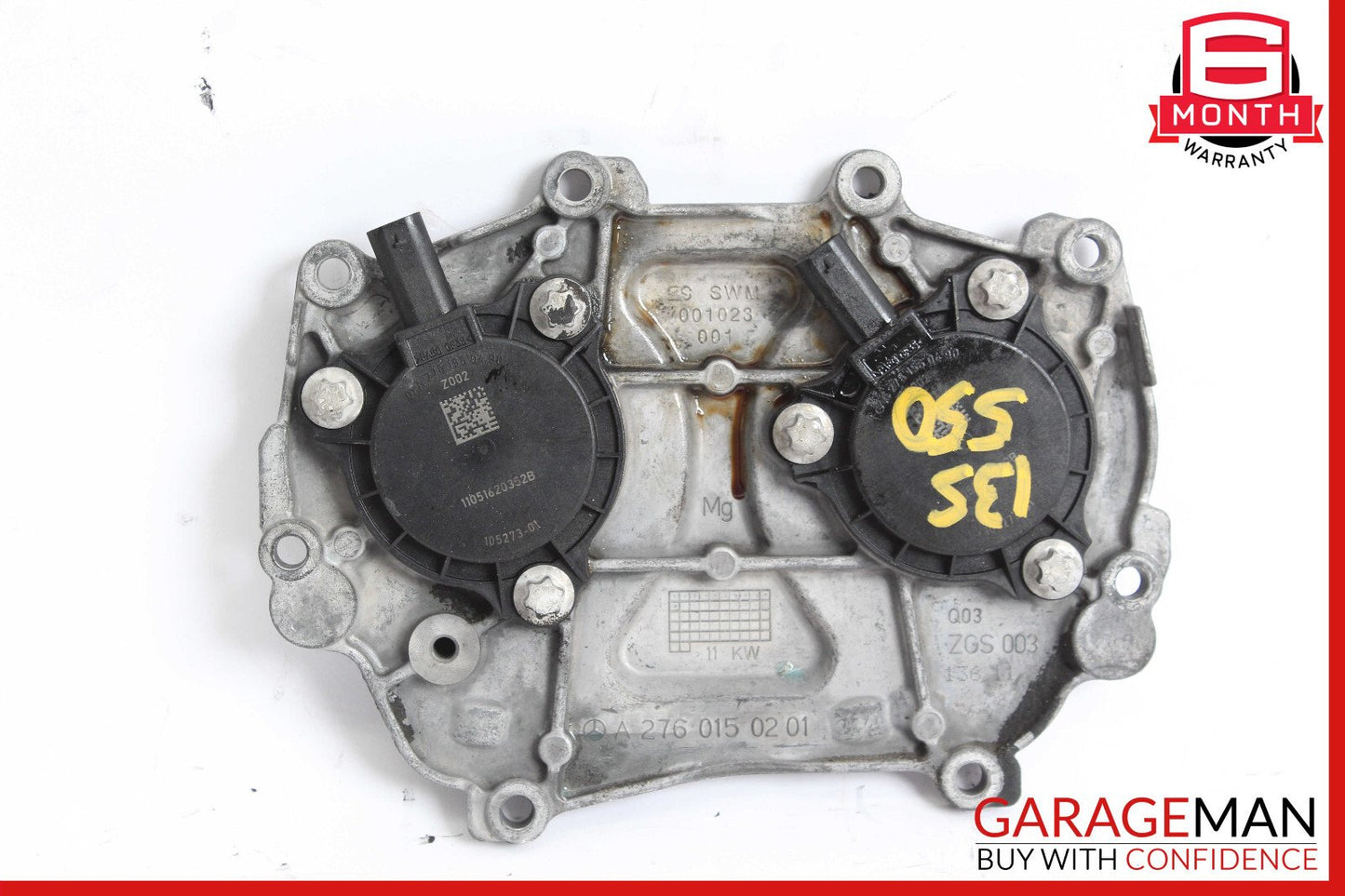 12-18 Mercedes X166 GL450 Front Right / Left Engine Timing Chain Cover Plate