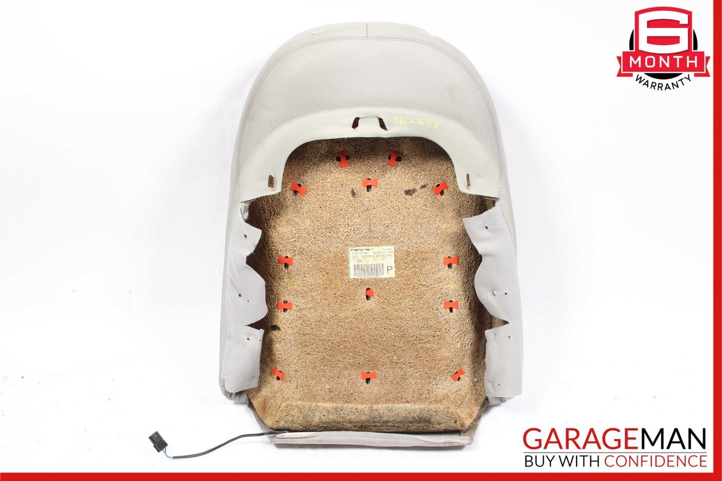 00-06 Mercedes W215 CL500 Front Right Side Top Upper Seat Cushion Gray OEM