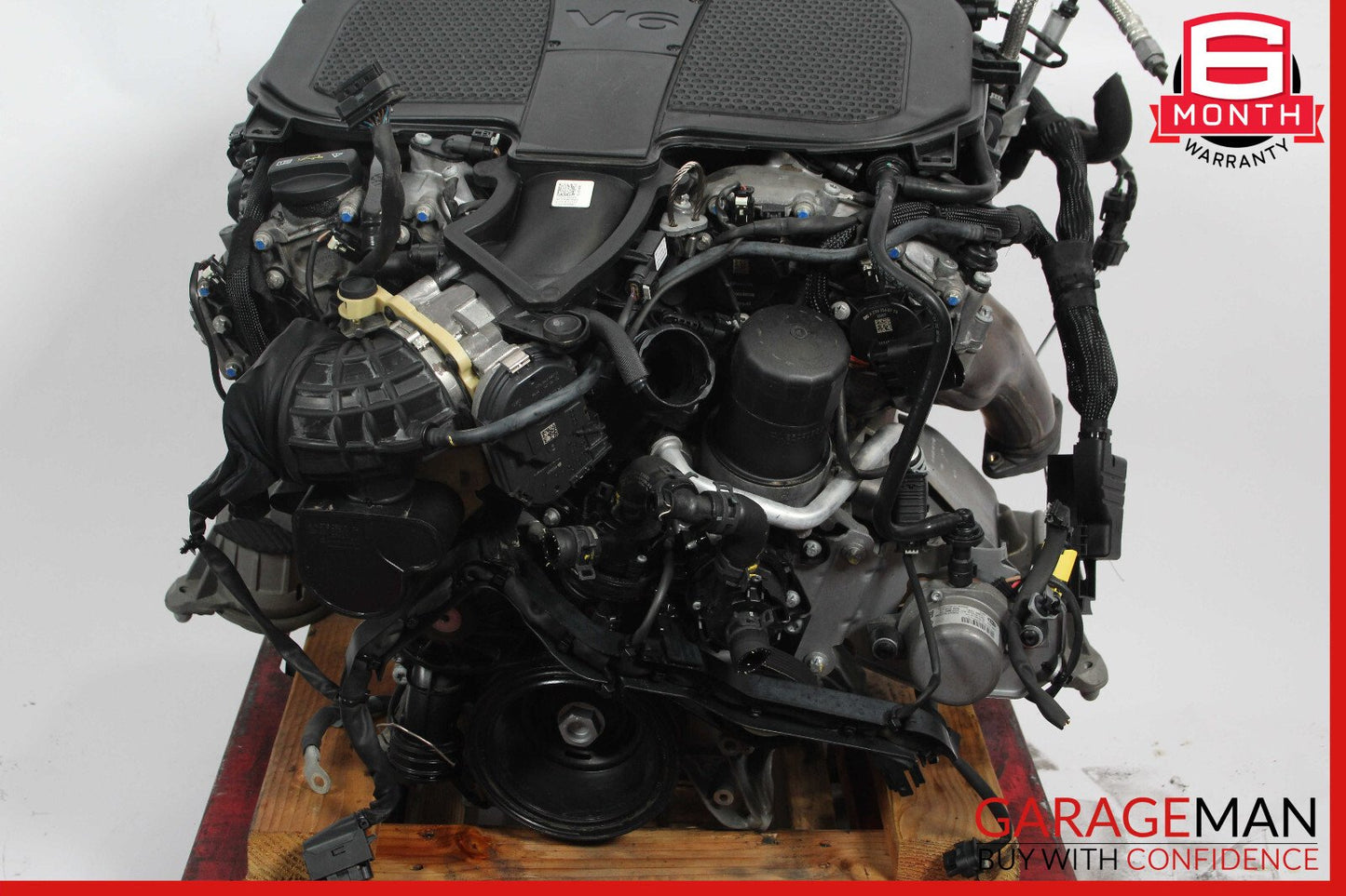 13-15 Mercedes W212 E400 Hybrid 3.5L Engine Motor Block Assembly OEM