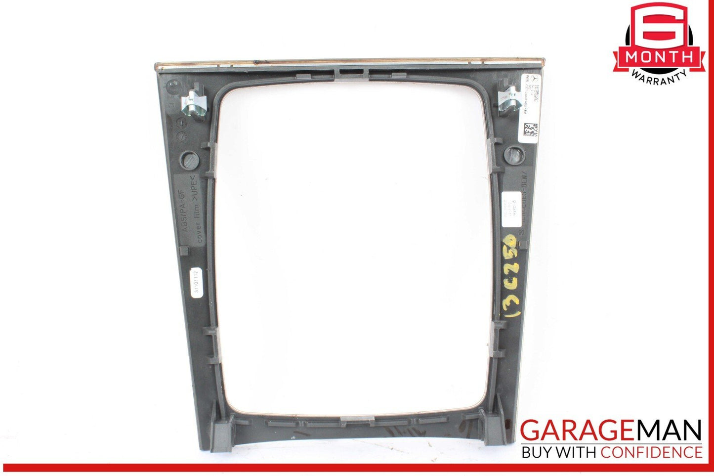 08-15 Mercedes W204 C250 E350 Center Console Shift Shifter Bezel Trim Wood OEM
