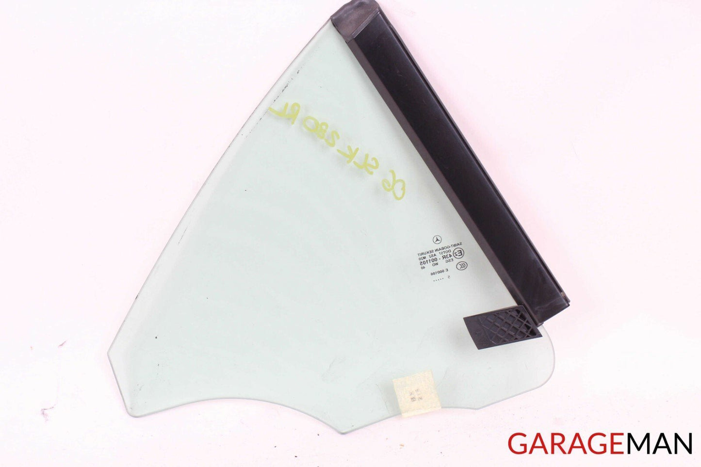 05-11 MERCEDES R171 SLK350 REAR LEFT DRIVER SIDE QUARTER WINDOW GLASS OEM