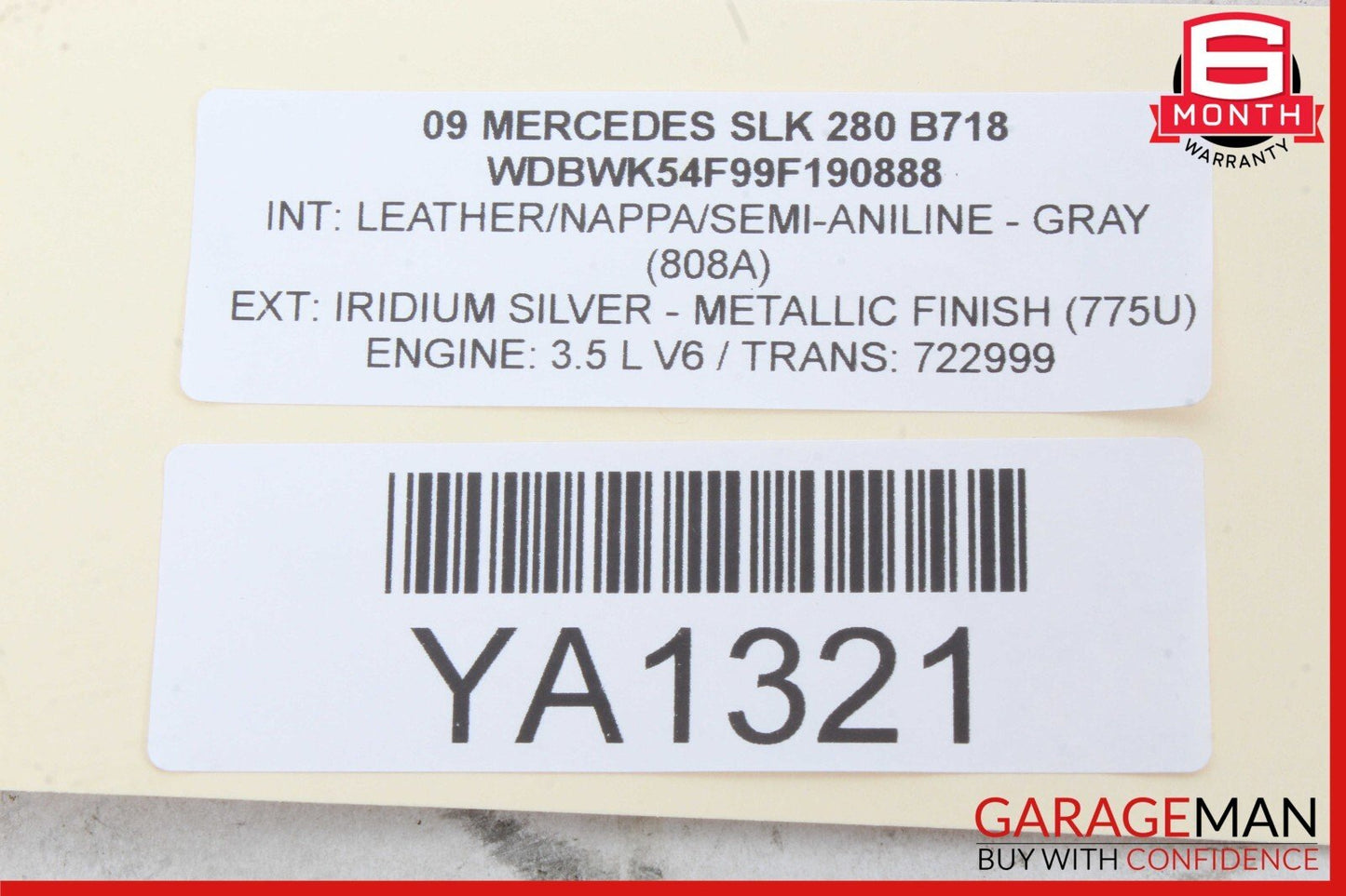 03-12 Mercedes ML500 R350 GL350 E350 Front Left Side Seat Control Module Unit