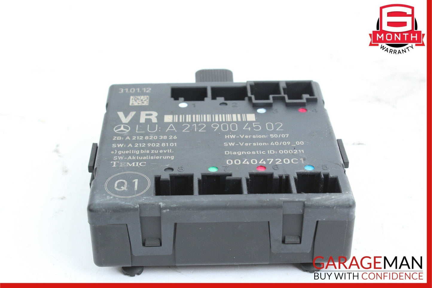 08-18 Mercedes W212 E350 C300 E400 Front Right Side Door Control Module OEM