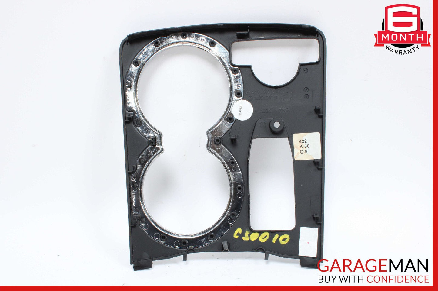 08-11 Mercedes W204 C300 Center Console Cup Holder Bezel Trim OEM