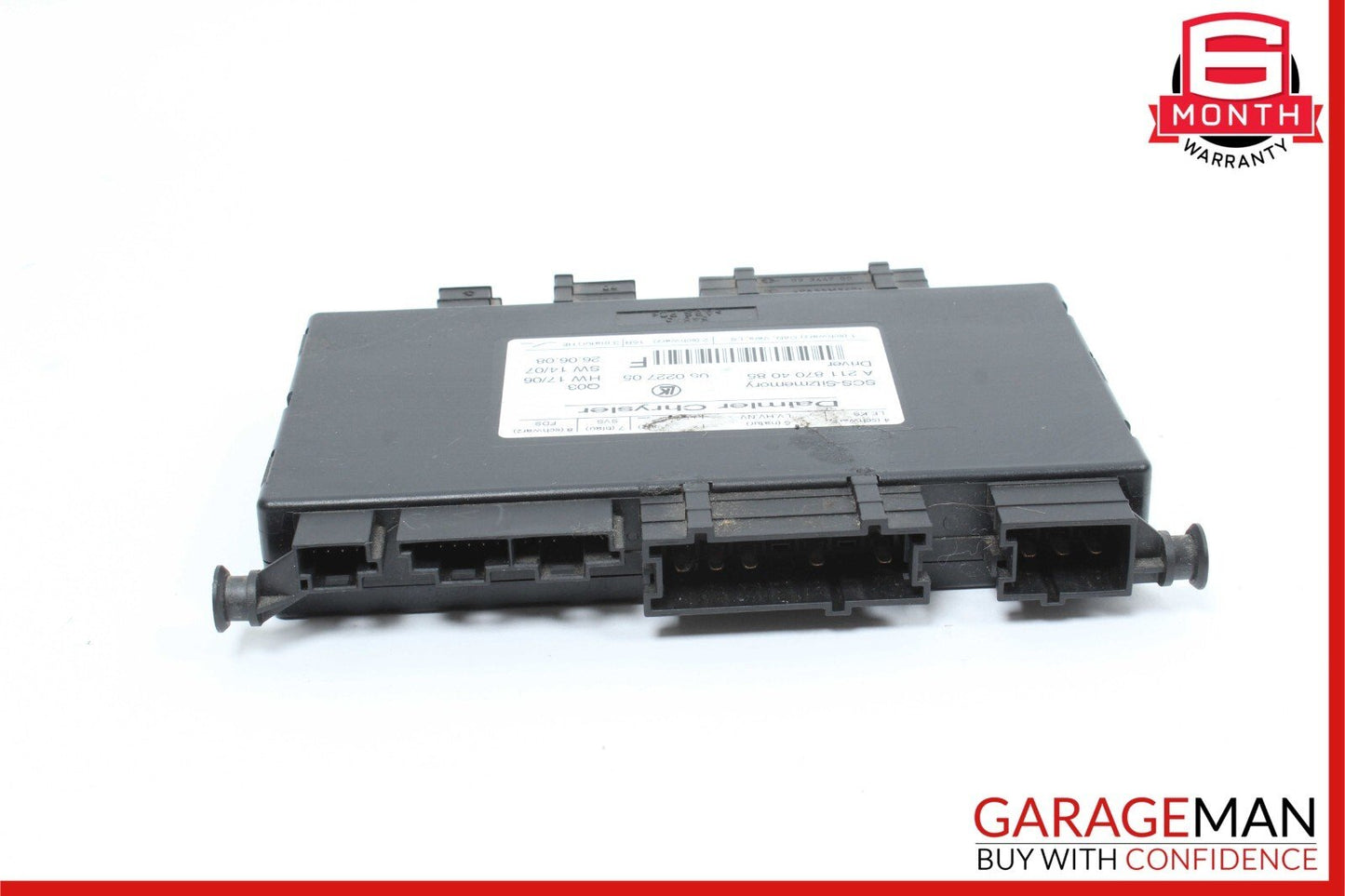 03-12 Mercedes GL450 E350 SLK280 E320 Seat Control Module Left Side OEM