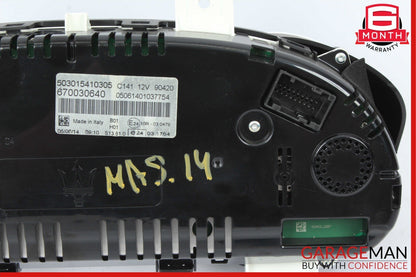 14-17 Maserati Ghibli Speedometer Odometer Instrument Cluster Gauge Assembly OEM