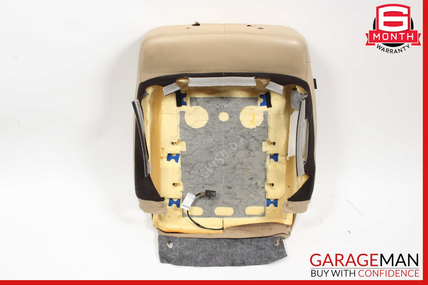 07-12 Mercedes X164 GL450 Front Right Passenger Top Upper Seat Cushion Brown OEM