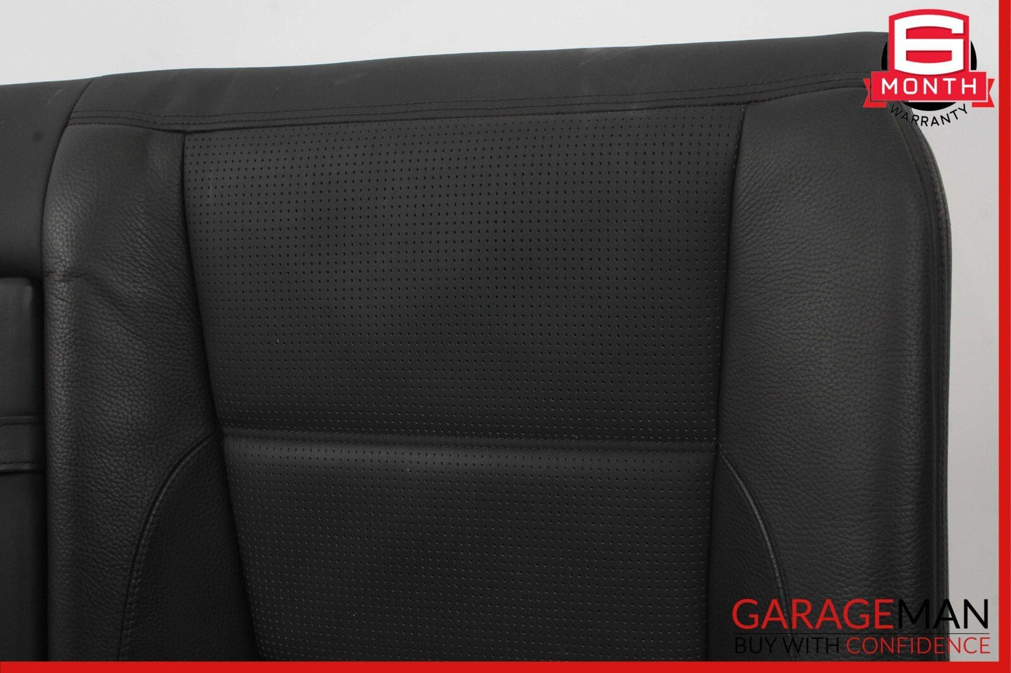 07-13 Mercedes W221 S63 AMG Rear Seat Cushion Top Upper Assembly Black OEM