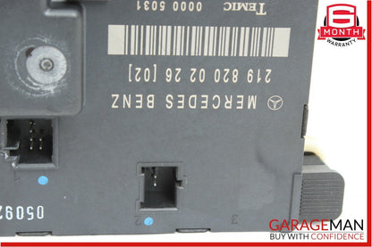 06-11 Mercedes W219 CLS500 Rear Left Side Door Control Module Unit OEM