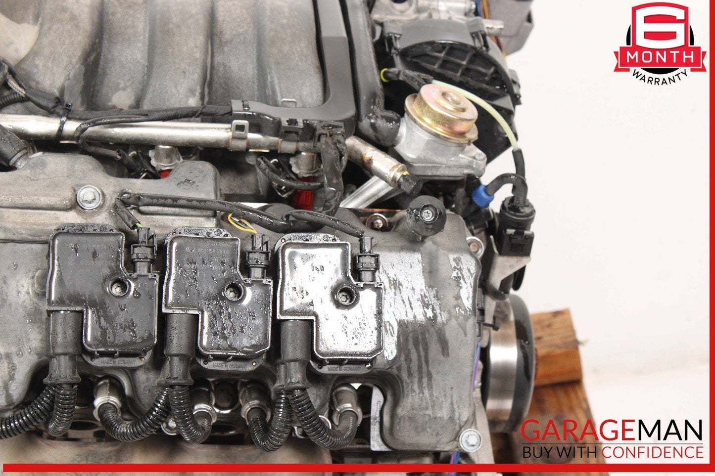 01-05 Mercedes W203 C240 RWD M112 2.6L V6 Engine Motor Block Assy OEM