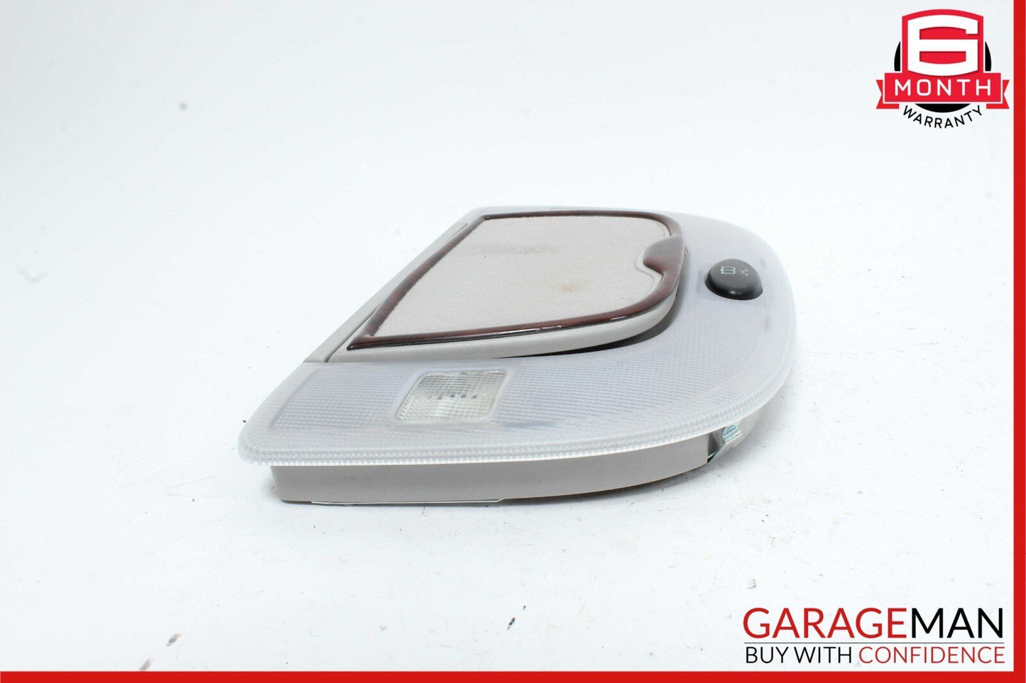 00-06 Mercedes W220 S500 S65 AMG Rear Left / Right Dome Light Mirror Assy Wood