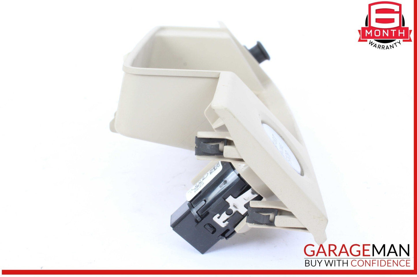 18-24 Audi Q5 Front Center Console Storage Tray Box Cover w/ Start Button OEM